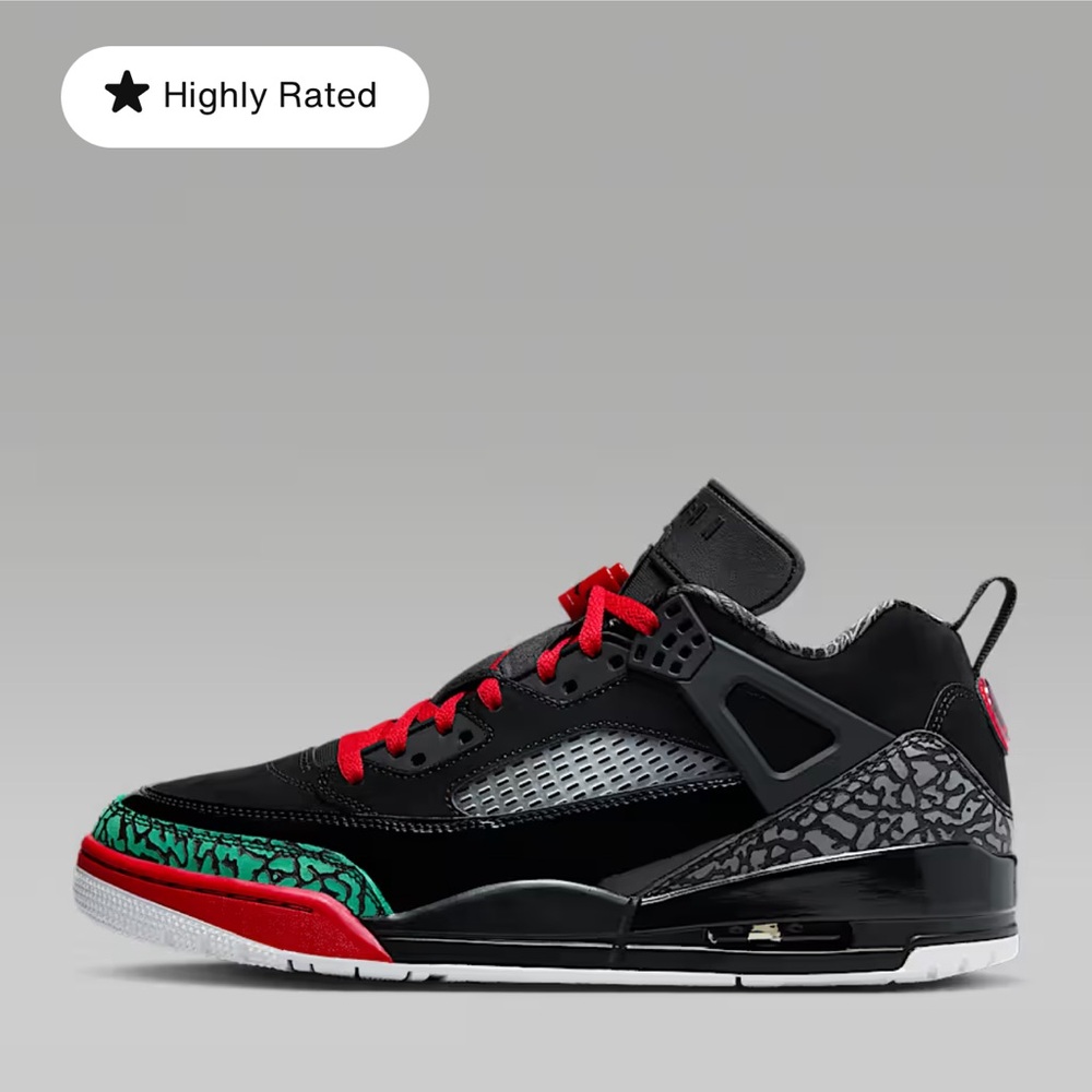 Jordan Black Red Green Sneakers